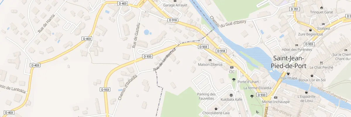 Plan du 9 Rte d’Arneguy à Saint-Jean-Pied-de-Port