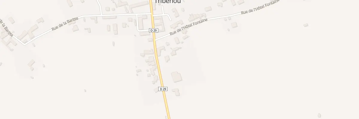 Plan du 947 Le Bourg à Tribehou