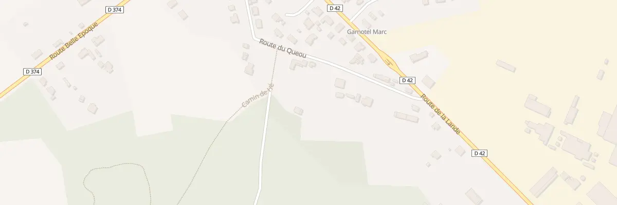 Plan du 320 Rte du Queou à Linxe