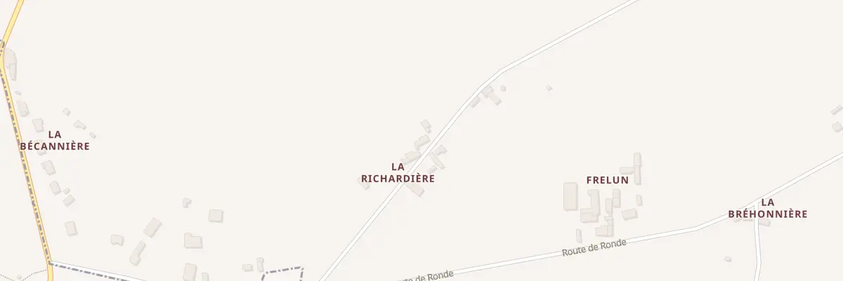 Plan du 5056 La Richardiere à Rannée