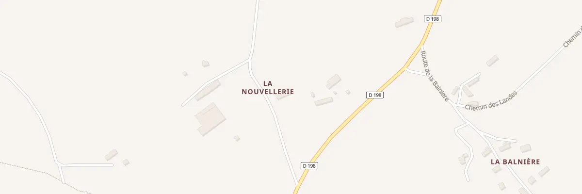 Plan du 8 Rte de la Baudrière à Hambye