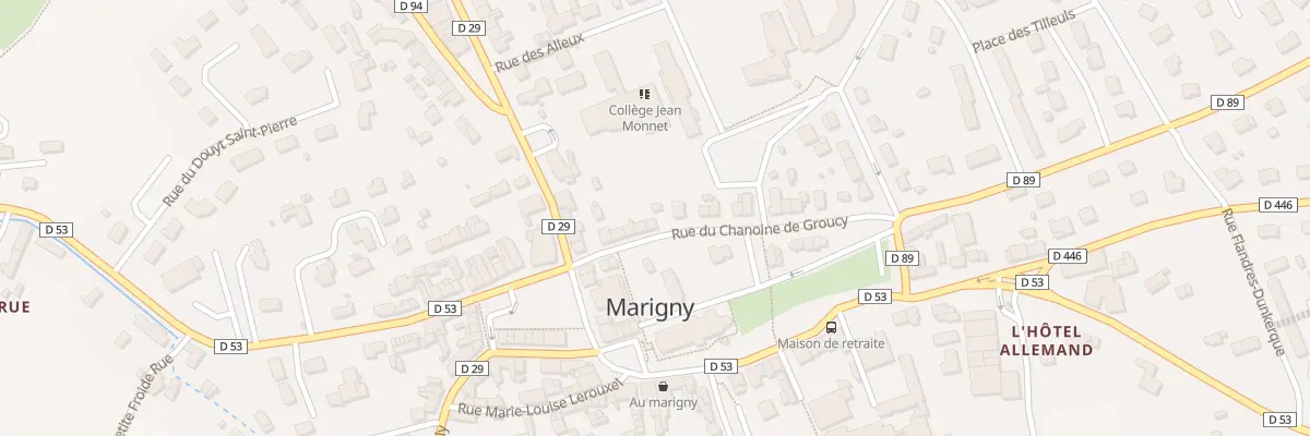 Plan du 13 Rue du Chanoine de Groucy à Marigny-Le-Lozon