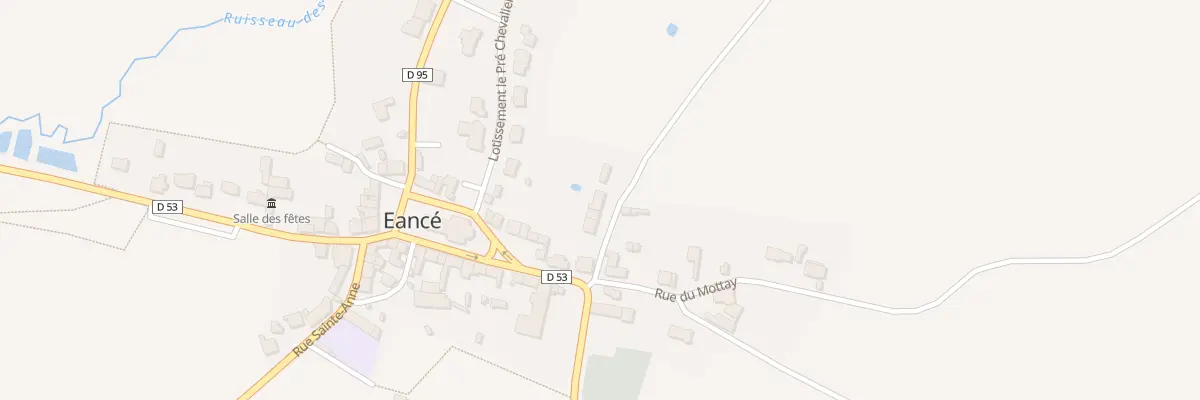 Plan du 5 Le Trait Saint Jean à Eancé