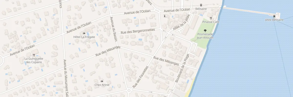 Plan du 7B Rue des Mésanges Cap Ferret à Lège-Cap-Ferret