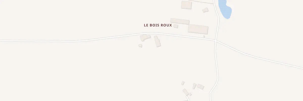 Plan du 1 Le Bois Roux à Vergéal