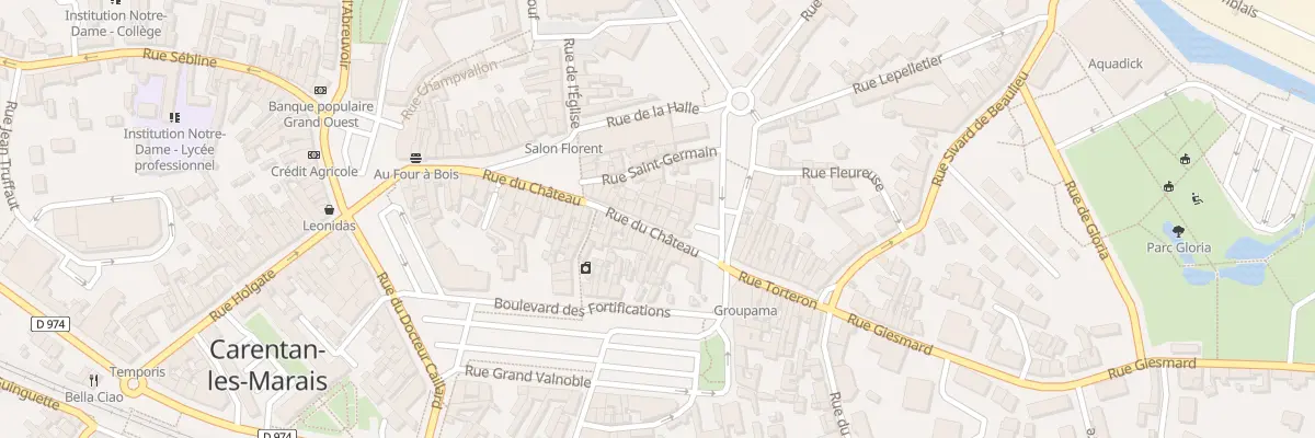 Plan du 13B Rue du Château à Carentan-les-Marais