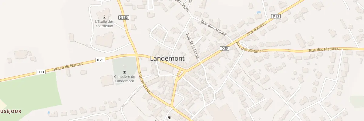 Plan du 6 Pl de l’Eglise (Landemont) à Orée d’Anjou
