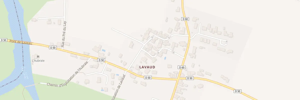Plan du 7 Rue du bas village à Péault