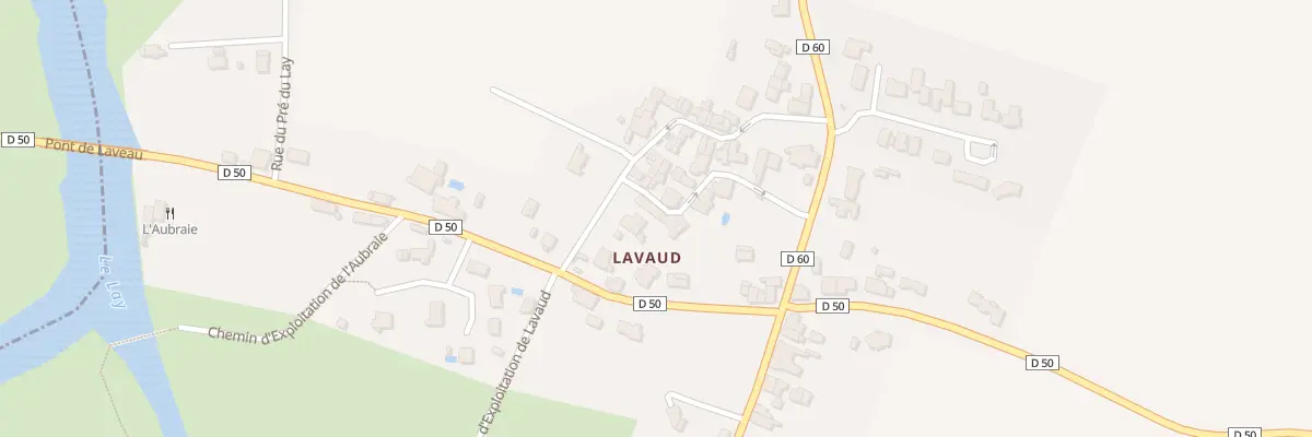 Plan du 6 Rue du bas village à Péault