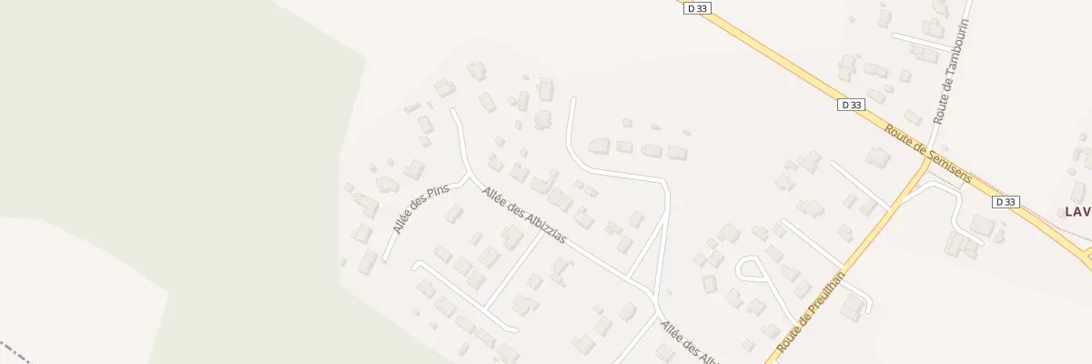 Plan du 68 Rue des Albizzias à Josse