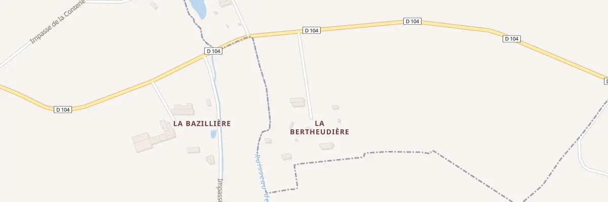Plan du 5067 La Bertheudiere à Vernix