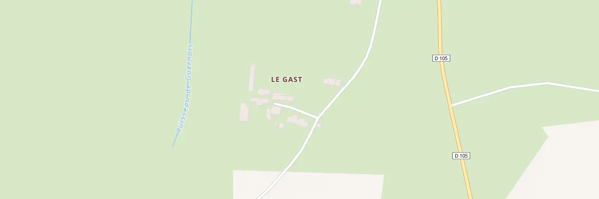 Plan du 8 Le Gast à Villamée