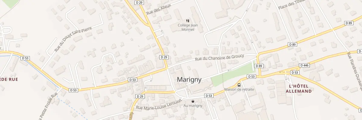Plan du 5 Rue du Chanoine de Groucy à Marigny-Le-Lozon