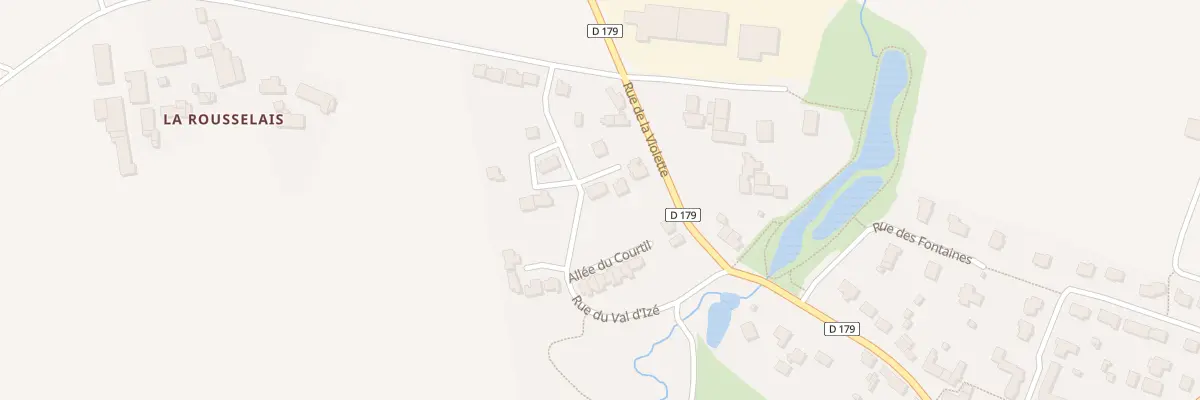 Plan du 6 All du Gue à Taillis