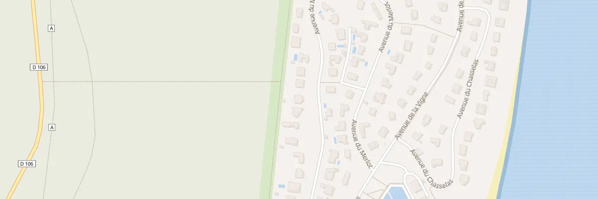 Plan du 49 Av du Merlot Cap Ferret à Lège-Cap-Ferret