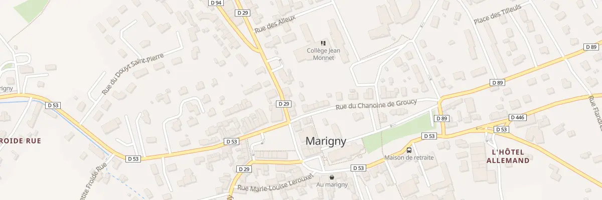 Plan du 3 Rue du Chanoine de Groucy à Marigny-Le-Lozon
