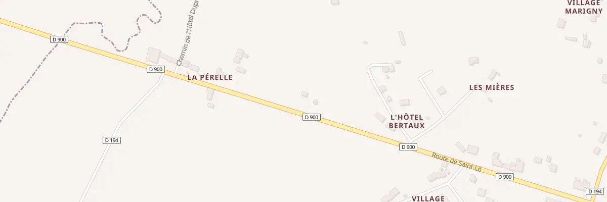 Plan du 5018 La Perelle au Mesnil-Eury