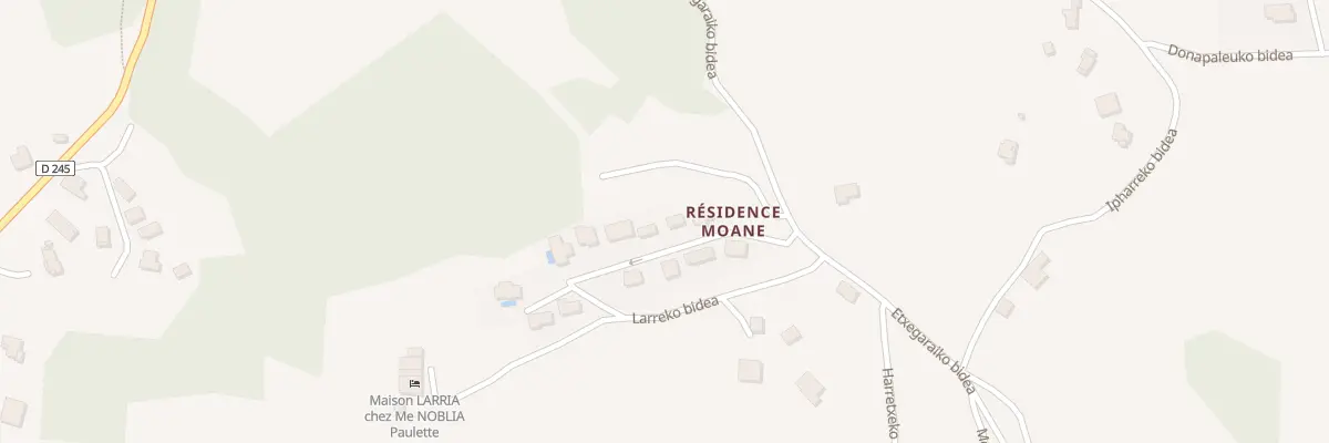 Plan du 1005 Larria à Hélette
