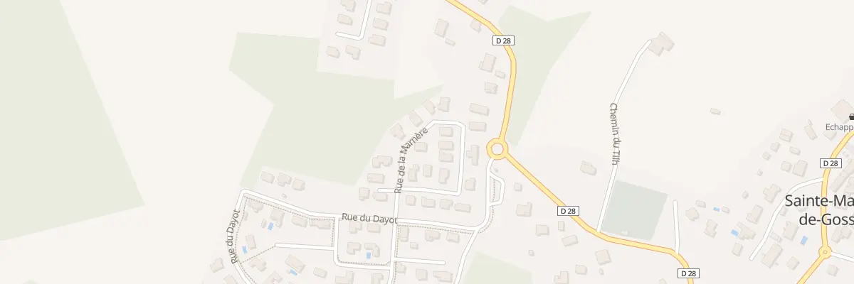 Plan du 247 Rue de la Marnere à Sainte-Marie-de-Gosse
