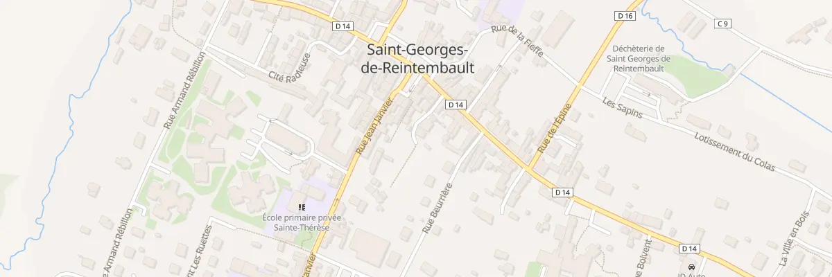 Plan du 5669 Le Bourg à Saint-Georges-de-Reintembault