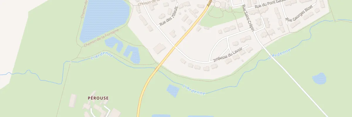 Plan du 2 Rue du Chêne de Bretagne à Rannée