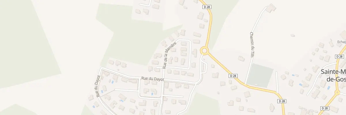 Plan du 277 Rue de la Marnere à Sainte-Marie-de-Gosse