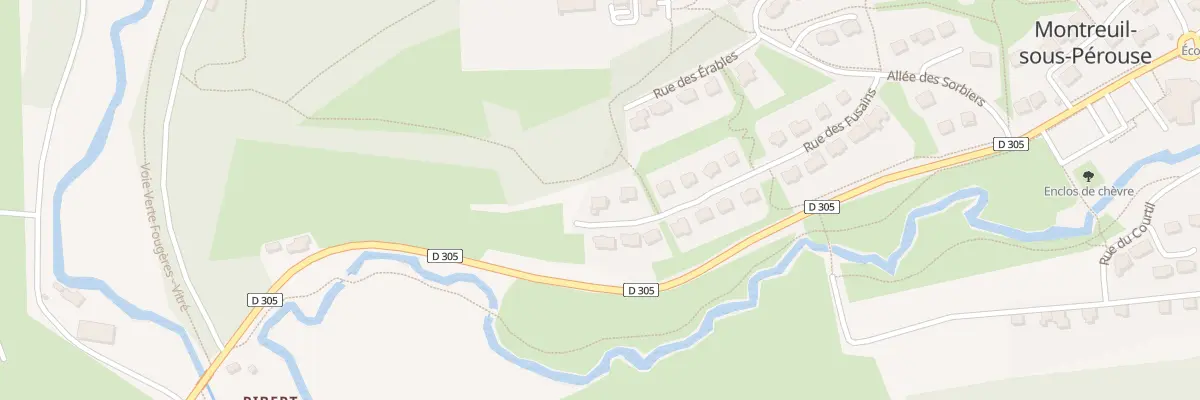 Plan du 20 Rue des Fusains à Montreuil-sous-Pérouse
