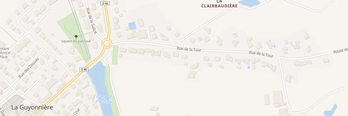 Plan du 18 Rue de la tour à Montaigu-Vendée