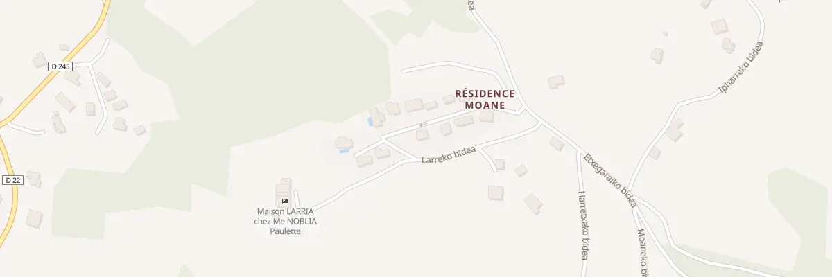 Plan du 7998 Larria à Hélette