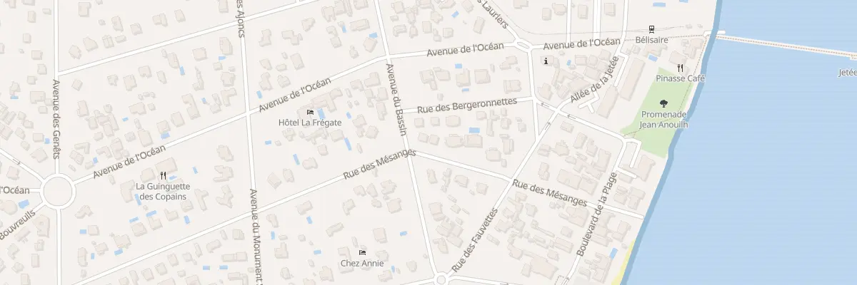 Plan du 9T Rue des Mésanges Cap Ferret à Lège-Cap-Ferret