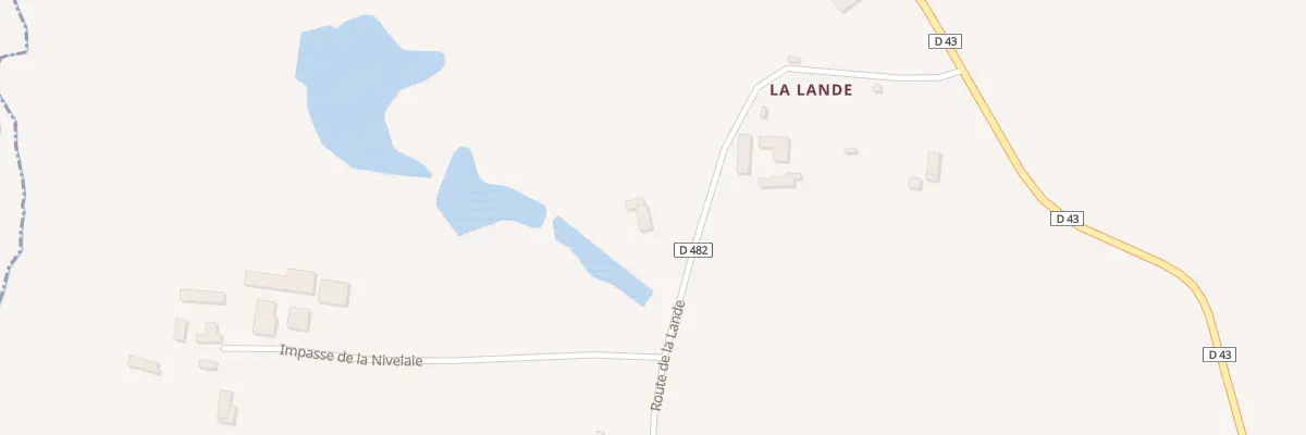 Plan du 4 La Lande à Saint-Laurent-de-Terregatte