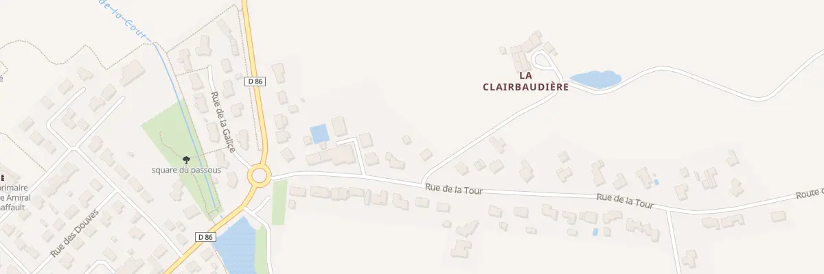 Plan du 7 Rue de la tour à Montaigu-Vendée