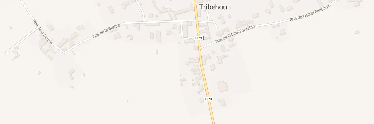 Plan du 962 Le Bourg à Tribehou