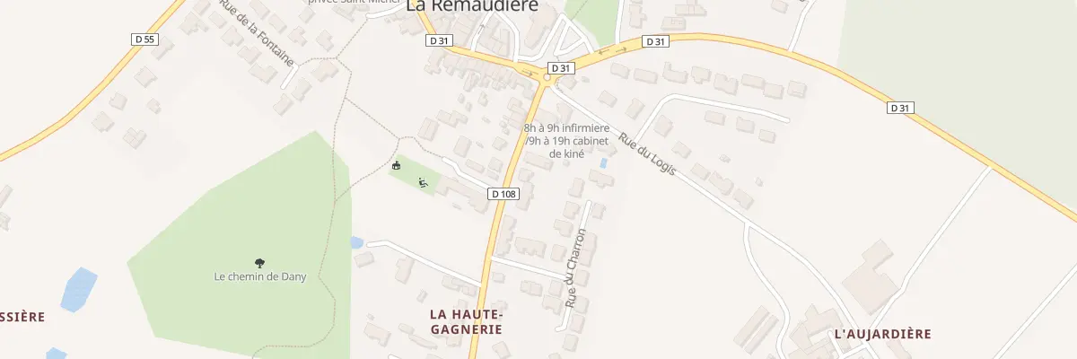 Plan du 7 Rue olivier de clisson à La Remaudière