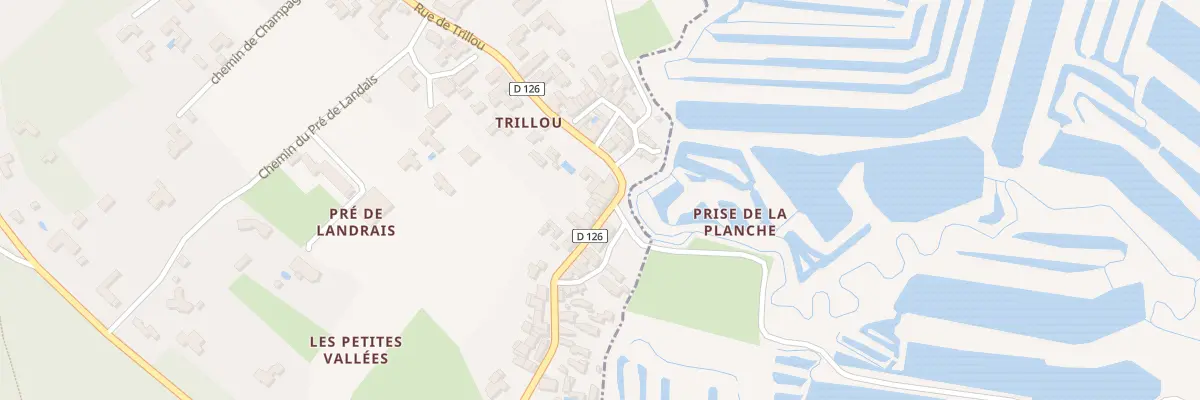 Plan du 35 Rue de Trillou au Grand-Village-Plage