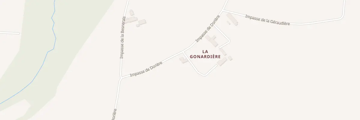 Plan du 2 La Gonardiere à Saint-Laurent-de-Terregatte