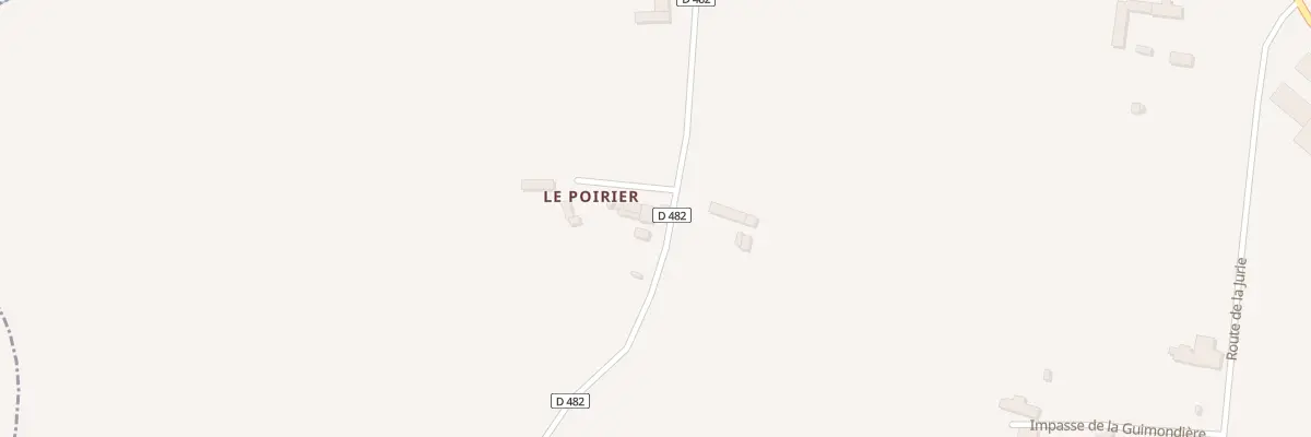 Plan du 6 Le Poirier à Saint-Laurent-de-Terregatte