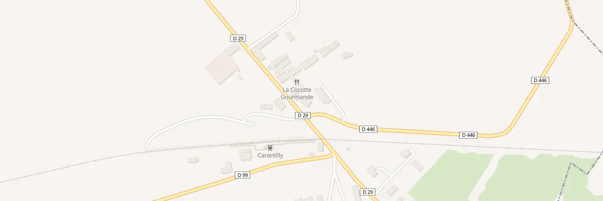 Plan du 2 La Mazure à Carantilly
