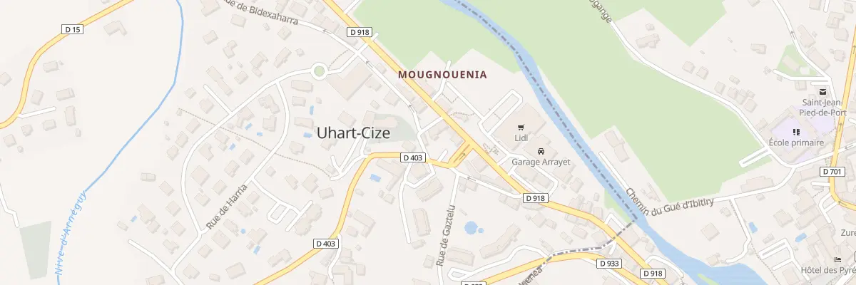 Plan du 2 Rue de Bidexaharra à Uhart-Cize