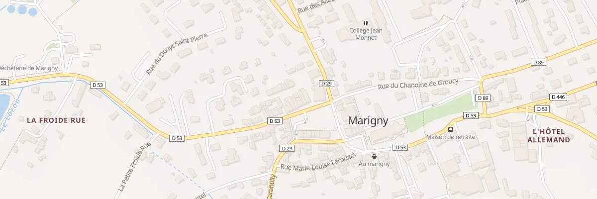 Plan du 6 Rue Auguste Eudeline à Marigny-Le-Lozon