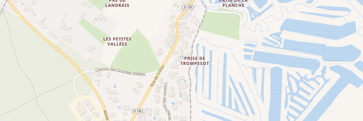 Plan du 12 Rue de Trillou au Grand-Village-Plage