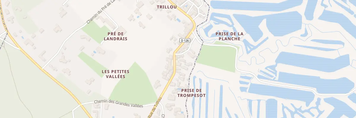 Plan du 28 Rue de Trillou au Grand-Village-Plage