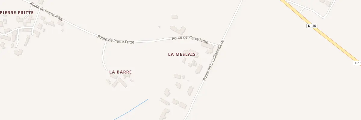 Plan du 27 La Meslais à Romagné