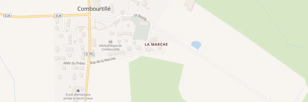 Plan du 8 Rue de la Marche à Combourtillé