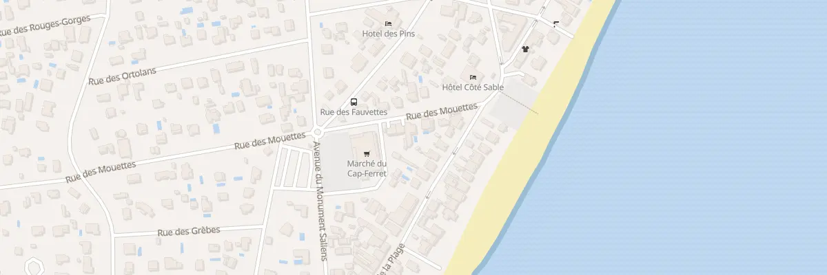 Plan du 4B Rue des Mouettes Cap Ferret à Lège-Cap-Ferret