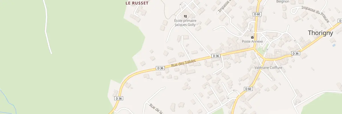 Plan du 24 Rue des sables à Thorigny