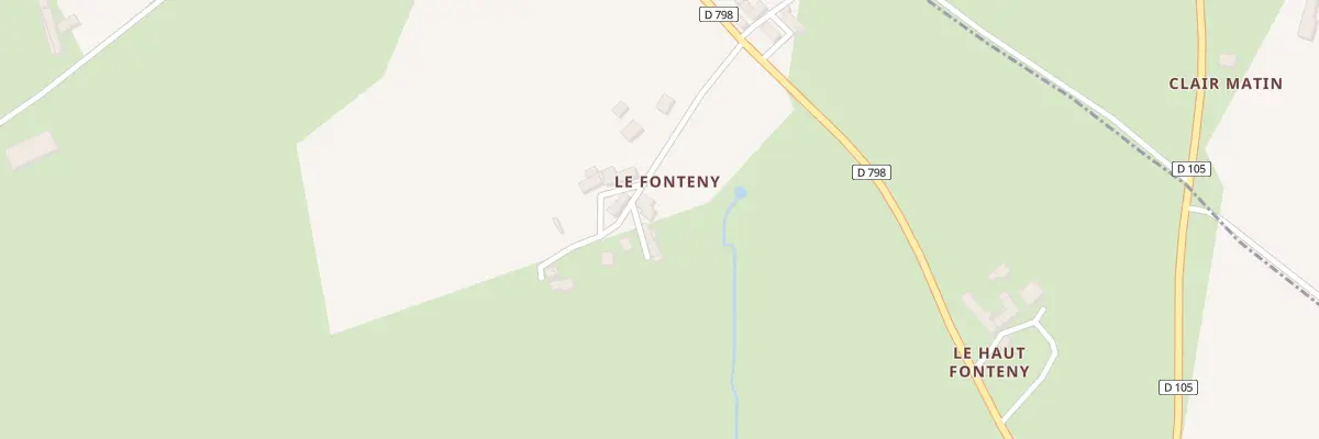 Plan du 9 Le Fonteny au Châtellier