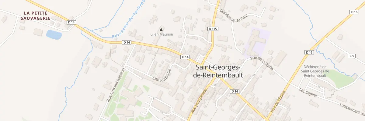Plan du 17 Rue Julien Maunoir à Saint-Georges-de-Reintembault