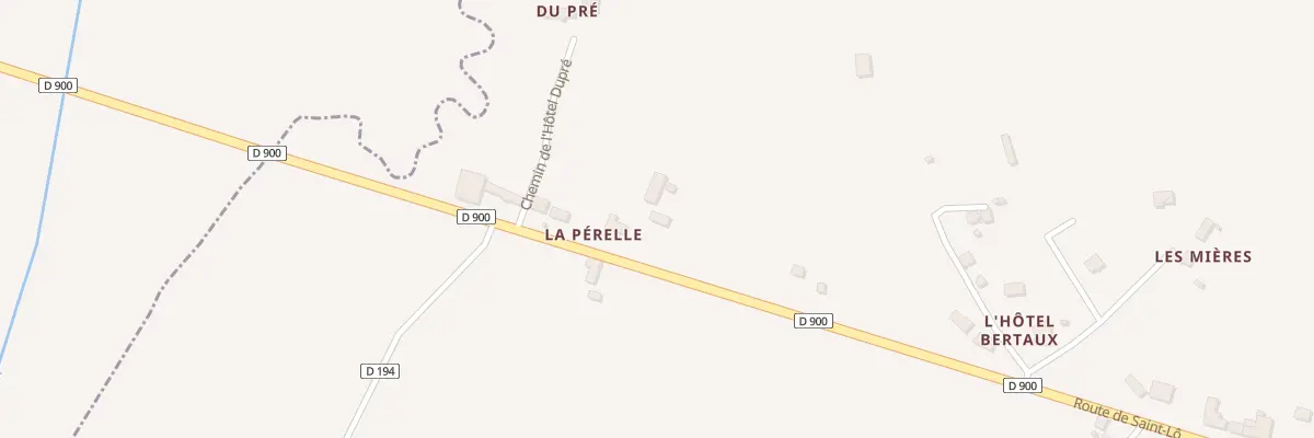 Plan du 5017 La Perelle au Mesnil-Eury