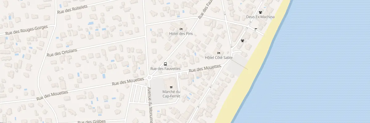 Plan du 5 Rue des Mouettes Cap Ferret à Lège-Cap-Ferret